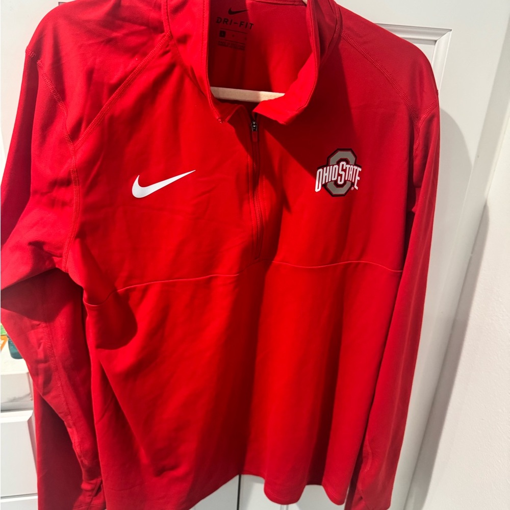 Nike Dri-FIT Red Pullover